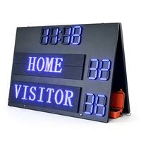 Tableau d'affichage LED extérieur pour scores sportifs avec minuteur de match, scores domicile et extérieur