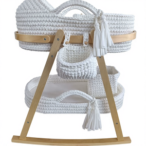 Cesta de Pañales para Bebé Multifuncional, Plegable, Moderna, de Ganchillo, Impermeable y Ecológica - Product Image 3