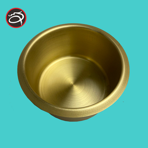 QINLONG di lusso in ottone dorato porta bevande di dimensioni maggiori per tavoli da Poker e Mahjong - Product Image 4