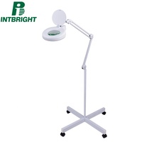 Optical test Equipment 5X Diopter Foldable Magnifying Glass Lamp Jewellers Loupe LED Table Lamp with Magnifier