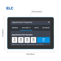 Yeni Duvara Monte Edilebilir Dokunmatik Ekranlı Wi-Fi RJ45 POE Çevreleyen LED Işıklı Rezervasyon Sistemi Toplantı Odası Akıllı Ev için Android Tablet