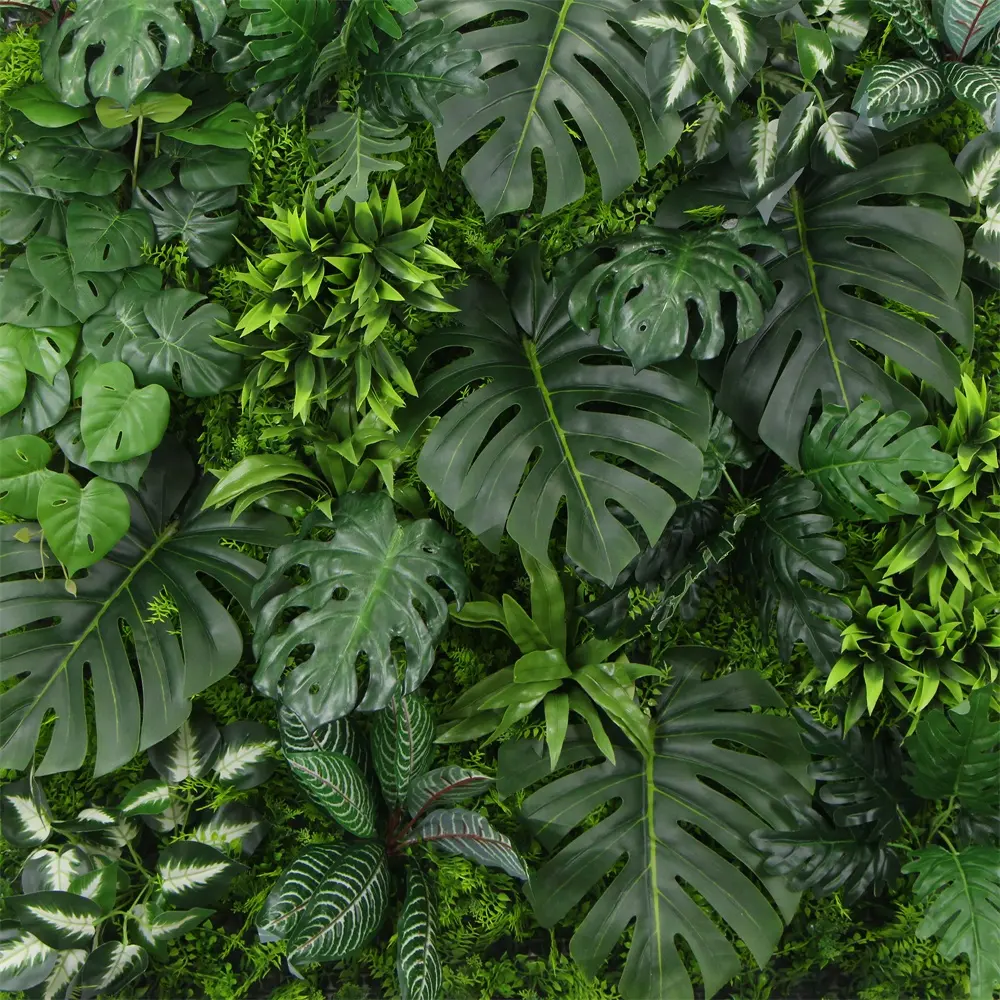 plantas artificiais paredes de fundo artificial verde ao ar livre uv