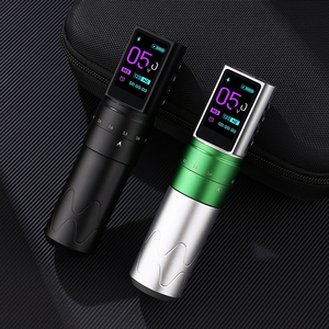 เครื่องสักโรตารี่ไร้สายแบบมืออาชีพ ความจุแบตเตอรี่ 2400mAh ใช้เข็มแบบคาร์ทริดจ์  ชาร์จไฟได้ สำหรับงานศิลปะบนร่างกาย - Product Image 2