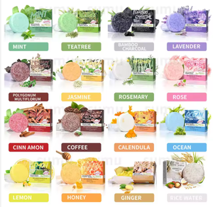<span class=keywords><strong>Savon</strong></span> Solide aux Herbes de Gingembre et Polygonum, Fabriqué à Froid, Pur Végétal, Traitant les Pellicules, Pour Tous Types de Peau - Product Image 2