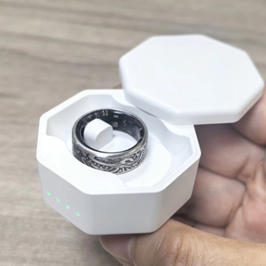 ファッションスマートリング IP68 指リング 心拍数 血中酸素 睡眠モニター ウェアラブルデバイス スポーツスマートリング 男女兼用 - Product Image 5