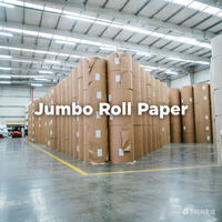 Papier de copie en rouleau jumbo A4 de haute qualité pour la découpe en rames
