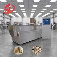 Machine extrudeuse automatique pour la production de nuggets de viande végétale texturée à base de soja, riche en protéines, pour aliments végétaliens