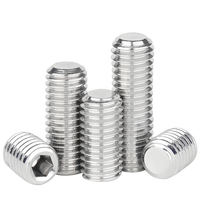Asme Unc Unf 4 # -40 6 # Vis sans tête à six pans creux à denture fine en acier inoxydable -32 1/2-13 1/4-20 3/8-16