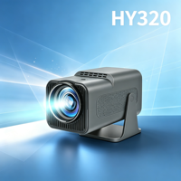 Projecteur Android HY320, écran Full HD, vidéo mini LCD, projecteur intelligent portable pour la maison, 4K 720p, Android 11, projecteur HY320
