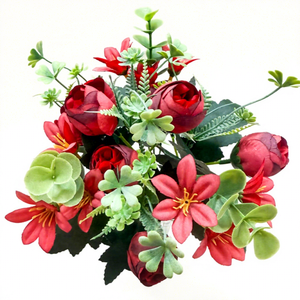 Vente en gros de bourgeons d'orchidées artificielles à tige unique, 7 têtes, fleurs artificielles pour mariage, décoration florale pour la maison - Product Image 6