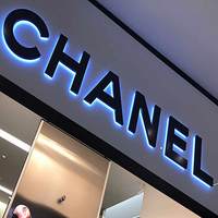Lettres encastrées LED rétroéclairées en acier inoxydable personnalisées pour intérieur, enseigne lumineuse personnalisée pour centre commercial, hall d'ascenseur, mur