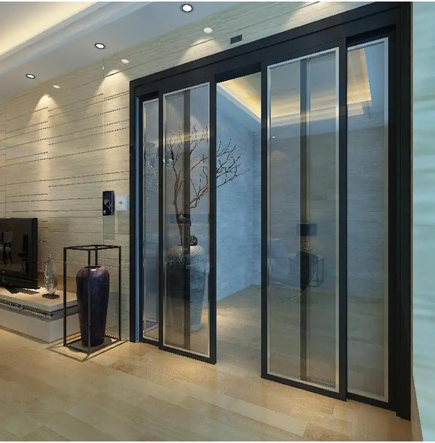 New Design Interior Magnetic Levitation Automatic Sliding Door for Restaurant