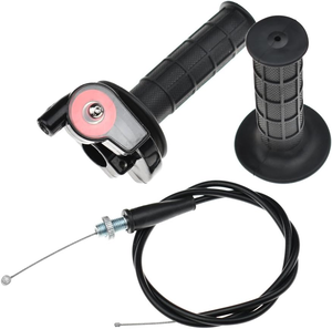 Câble de poignées d'accélérateur en aluminium torsadé pour moto CRF KLX <span class=keywords><strong>TTR</strong></span> 110 125 150 <span class=keywords><strong>200</strong></span> 250 cc brouillage moto - Product Image 1