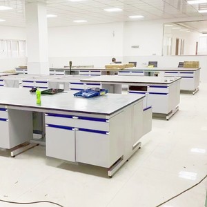 Equipo de laboratorio para laboratorio de hospital, gabinete de almacenamiento de Banco químico, Marco epoxi, mesa de laboratorio con fregadero - Product Image 5