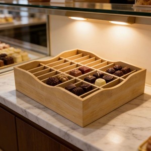 Wooden <b>Drawer</b> Organizer Rectangular Desktop <b>Storage</b> <b>Box</b> Eco-Friendly Candy <b>Box</b> Accessories Living Room Tidy Standing Type - Product Image 1