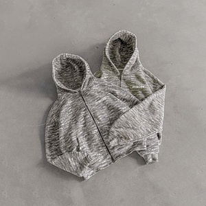 Fabricant de vêtements personnalisés, sweats à capuche, vestes pour hommes, design de haute qualité, 500 g/m², fermeture éclair, sweats à capuche surdimensionnés - Product Image 1