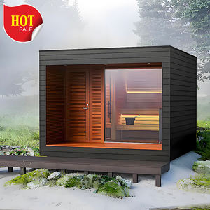 Cabine de douche à vapeur personnalisée, haut de gamme, noire, salle de vapeur humide, sauna extérieur, unité de salle de bain préfabriquée, douche <span class=keywords><strong>vichy</strong></span>, cabine de douche 2-4 personnes - Product Image 2