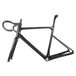 Superleichter Vollcarbon Gravel-Bike-Rahmen, Carbon-Fahrradrahmen mit komplett innenliegender Kabelführung - Product Image 2