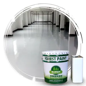 Floresta fábrica bom preço à prova d'água pintura de resina para pisos industriais epóxi em piso de concreto