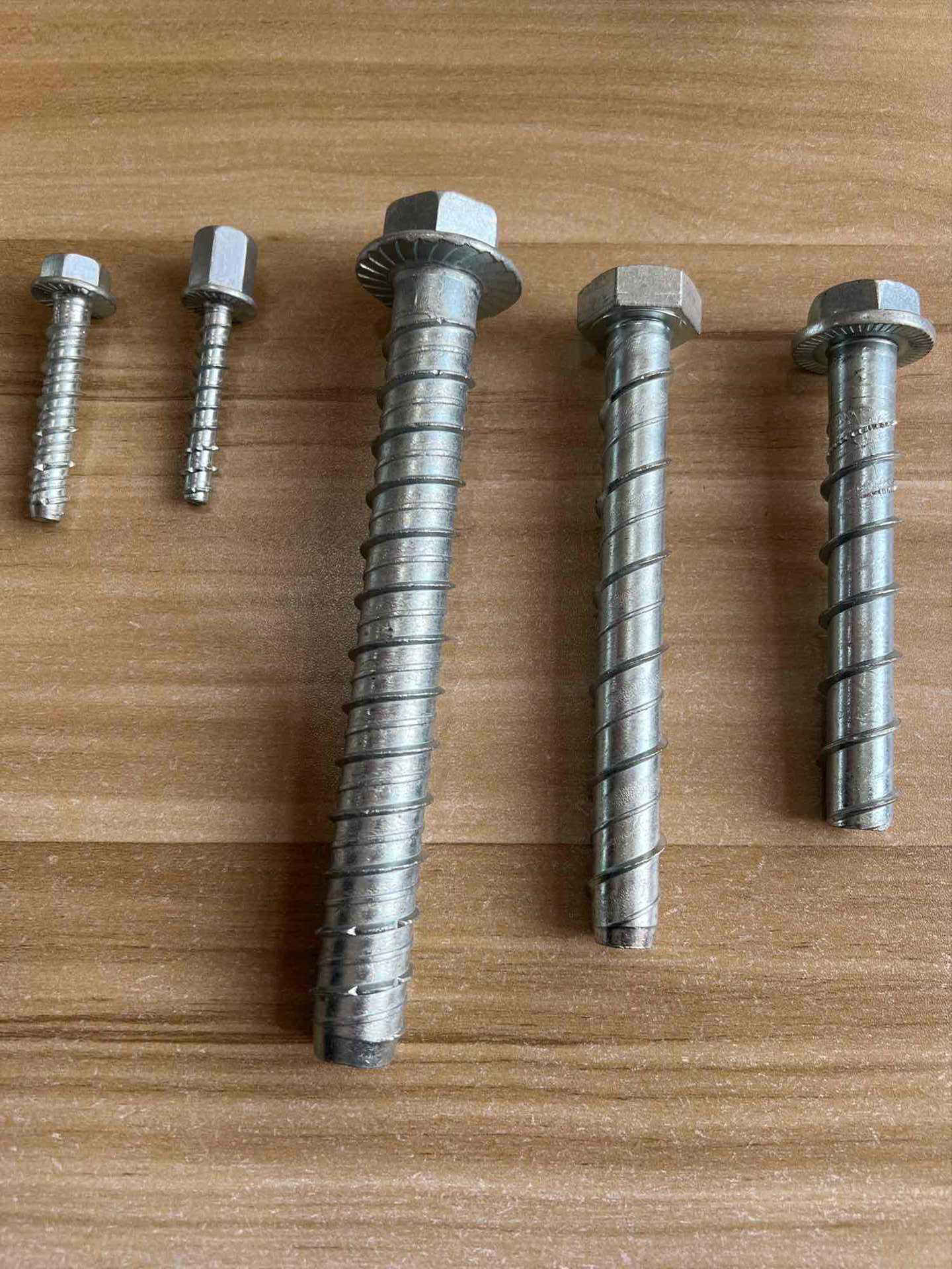 M8 M10 M12 hex flange head thunder masonry self tapping concrete screw bolt
