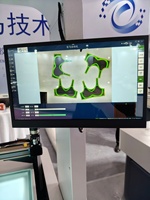 Máquina dispensadora de visión de alta calidad para la fabricación de prendas sin costuras, para la unión de copas de sujetador sin costuras y ropa deportiva