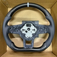 Volant en fibre de carbone personnalisé pour Volkswagen Golf 6 Golf 7 7.5 GTI GTD GTE R 2013-2020 Polo GTI Passat CC R-Line