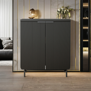 Buffet moderne en bois de luxe blanc Armoire pour salle à manger Buffet - Product Image 1