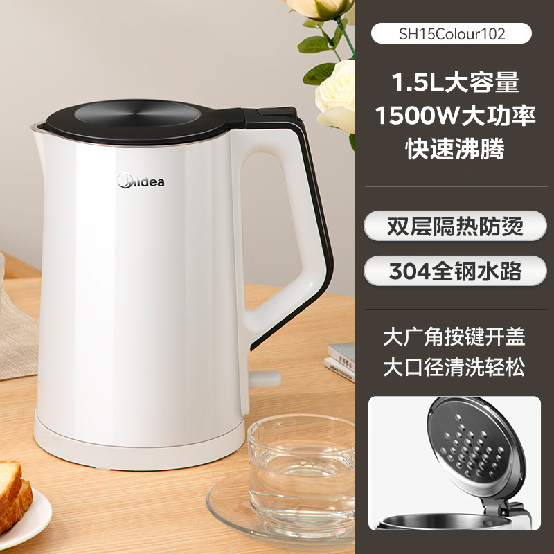 Blanc [1,5 L en acier inoxydable 304] SH15Couleur102