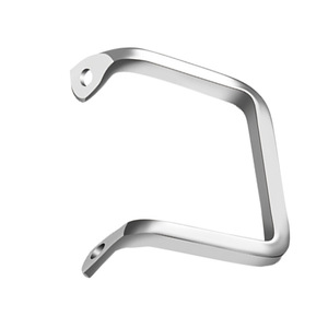 Piezas de utensilios de cocina de tipo cuadrado de acero inoxidable personalizadas, mango de olla de <span class=keywords><strong>Metal</strong></span> con asas laterales - Product Image 5