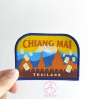 Patch tissé Personnalisation du support Patch tissé brodé Date de livraison rapide Patchs de bonne qualité