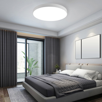 Panneau lumineux à LED 16W 24W 30W pour le salon Montage en surface intérieur Plafond et éclairage LED rond Lumineux et polyvalent