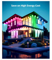 Meilleure Qualité Promotionnelle LED RGBW IP68 Étanche SMD5054 25ft/50ft/100ft/160ft Lumières Ponctuelles Multicolores Changeantes Garantie 5 Ans pour Jardin