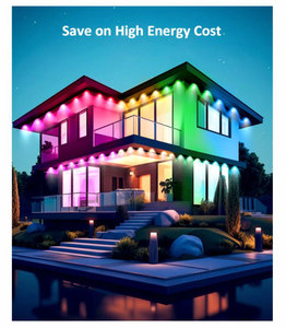 Meilleure Qualité Promotionnelle LED RGBW IP68 Étanche SMD5054 25ft/50ft/100ft/160ft Lumières Ponctuelles Multicolores Changeantes Garantie 5 Ans pour Jardin - Product Image 4