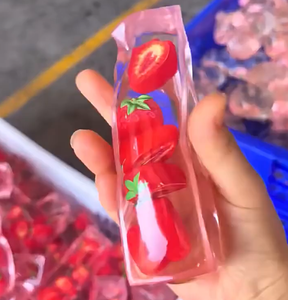 วาสลีนใส กลิ่นสตรอว์เบอร์รี ของเล่นบีบคลายเครียด ของเล่นบีบผลไม้ สำหรับเด็ก ของขวัญงานปาร์ตี้ - Product Image 5