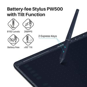 Huion — tablette graphique <span class=keywords><strong>HS611</strong></span> amateur de musique, avec stylet électronique, surface pour dessin numérique, écriture, original - Product Image 6