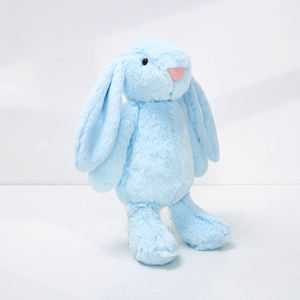 25CM Kindertagsgeschenke Osterdekoration Niedliches Weiches Häschen Osterkaninchen Farbig Gewichtet mit Partikeln Plüschtier - Product Image 6