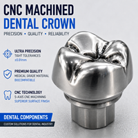 Usinage CNC 5 axes + tournage pour la réparation personnalisée des dents endommagées ou manquantes afin de restaurer la fonction d'occlusion