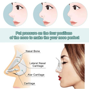 Hermoso Clip Nasal, Dispositivo de Belleza para la Respiración, Corrector de Silicona para la Nariz, Enderezador de Nariz en Forma de U - Product Image 2