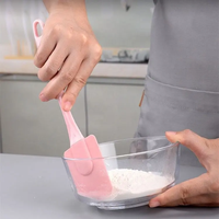 Ensemble de 3 ustensiles de cuisson en silicone : Petites et grandes spatules, pinceaux à huile, qualité alimentaire, résistants à la chaleur, pour pâtisserie, mélange et badigeonnage BBQ