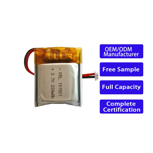 도매 공장 직판 맞춤형 3.7v 리튬 이온 배터리 팩 101921 1000mAh 500mAh 330mAh 옵션, 악기용 - Product Image 1