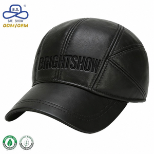 <span class=keywords><strong>Gorras</strong></span> de Béisbol de Cuero PU Genuino Vintage de <span class=keywords><strong>Invierno</strong></span> de Primera Calidad OEM ODM para <span class=keywords><strong>Hombre</strong></span> con Cierre de Hebilla Metálica para Viajes al Aire Libre - Product Image 2