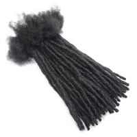 Extensions de cheveux humains Interlocks Dreadlocks Extensions de cheveux humains Afro Kinky Bulk