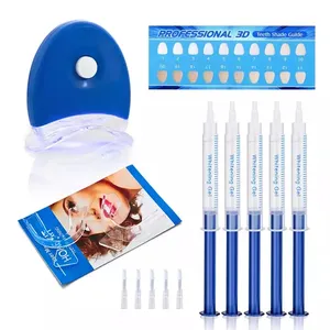 OEM Customized Private Logo Dental Instant Clean Teeth whitening kit plus product with led light Dental Whitening Kit Home Use