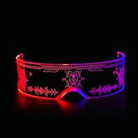 Verres LED rebondissants lumineux à LED colorés de célébrités d'Internet pour adultes de logo personnalisé de vente chaude pour la partie