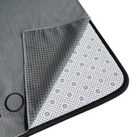 Serviette de yoga en suède personnalisée DZ Wholesale, imprimée, en microfibre antidérapante, douce, pour la gym et l'entraînement, avec grip