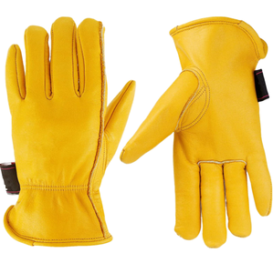 Factory Made Solid Color High Quality Best Selling Non-Slip Tripolymer Made Cut-Resistant <b>PVC</b> Coated Safety Working <b>Gloves</b> - Product Image 1