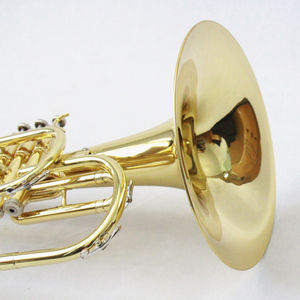 OEM Niveau étudiant de haute qualité pour débutant Corps en laiton laqué or Bb Key <span class=keywords><strong>Mellophone</strong></span> - Product Image 4