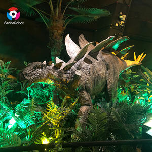 Jurassic <span class=keywords><strong>World</strong></span> Theme Park Real Dino Model <span class=keywords><strong>Life</strong></span> Size Robotic Animatronic Dinosaur para Park - Product Image 1