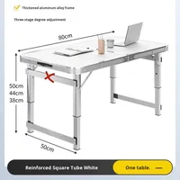 Tragbarer Klapptisch aus Aluminium legierung Einfacher faltbarer Street Stall-Grill tisch für Nacht märkte und den Heimgebrauch