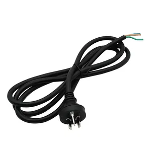 Power Supply Cord AUS Type Plug 2M Rubber Cable SAA Extension Lead 10A